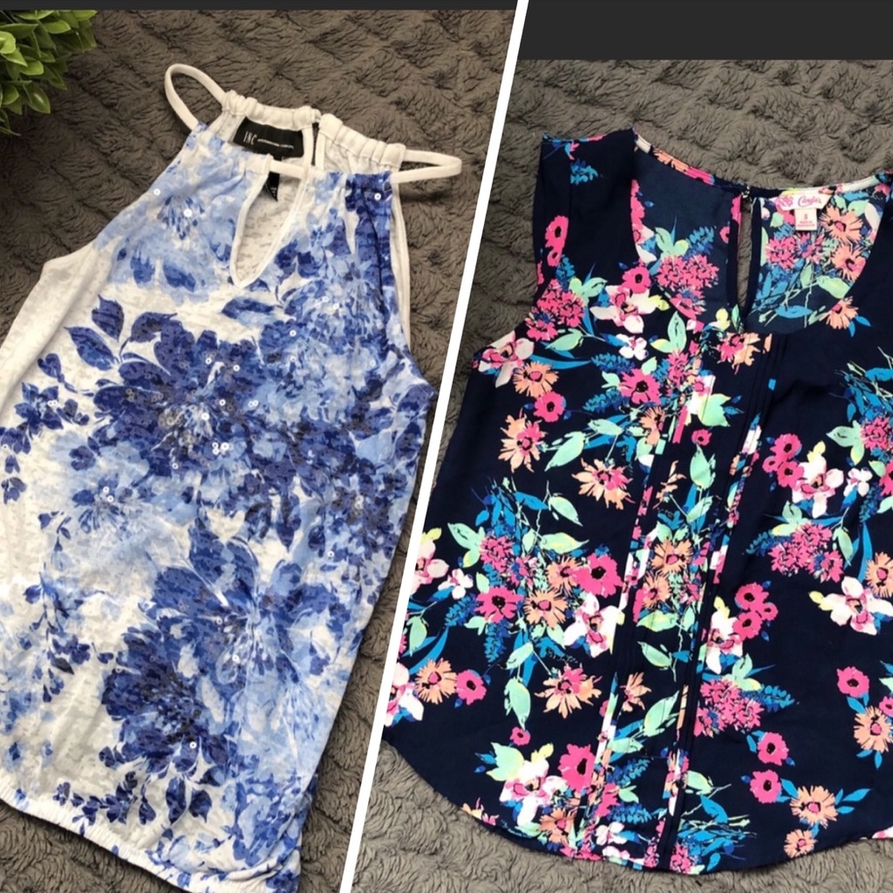 2 top bundle! Candie’s top size S, INC top XS